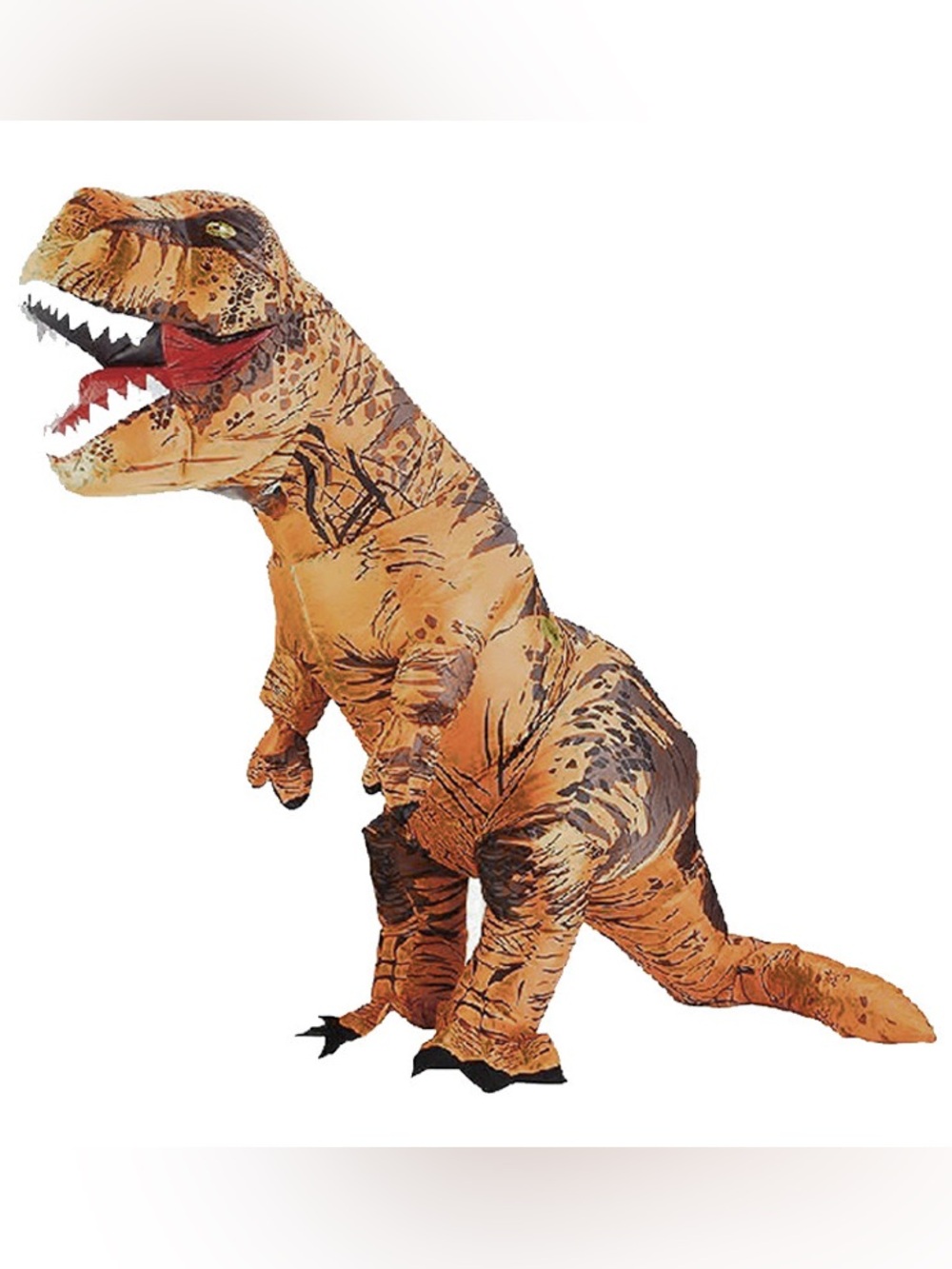 Adult Inflatable T-Rex Dinosaur Costume for Adults (165–195 cm) with Fan